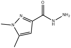 1H-Pyrazole-3-carboxylicacid,1,5-dimethyl-,hydrazide(9CI) Structure