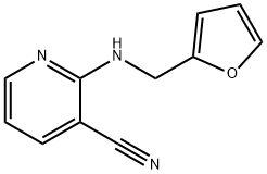 2-[(2-furylmethyl)amino]nicotinonitrile Structure