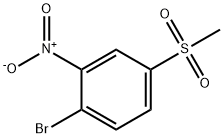 1-BROMO-4-(METHYLSULPHONYL)-2-NITROBENZENE Structure