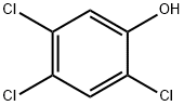 2,4,5-Trichlorophenol Structure