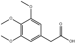 3,4,5-Trimethoxyphenylacetic acid Structure