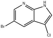 5-Bromo-3-chloro-1H-pyrrolo[2,3-b]pyridine Structure