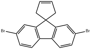 2',7'-Dibromospiro[cyclopent[3]ene-1,9'-fluorene] Structure