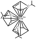 Tris(i-propylcyclopentadienyl)dysprosium(99.9%-Dy)(REO) Structure