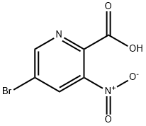 5-BROMO-3-NITROPYRIDINE-2-CARBOXYLIC ACID Structure