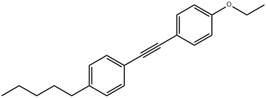 1-(4-ETHOXYPHENYL)-2-(4-N-PENTYLPHENYL)-ACETYLENE Structure