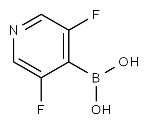 (3,5-DIFLUOROPYRIDIN-4-YL)BORONIC ACID Structure