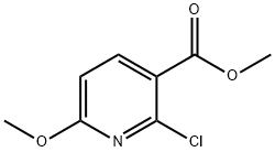 METHYL 2-CHLORO-6-METHOXYNICOTINATE Structure