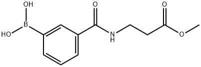 methyl 3-(3-boronobenzoylamino)propionate Structure