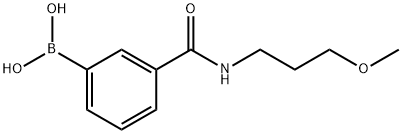 N-(3-Methoxypropyl) 3-boronobenzamide Structure