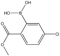 5-Chloro-2-(methoxycarbonyl)phenylboronic acid Structure
