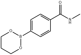 4-(N-Methylaminocarbonyl)phenylboronic acid, propanediol cyclic ester Structure