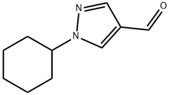 1-CYCLOHEXYL-1H-PYRAZOLE-4-CARBALDEHYDE Structure