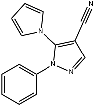 1-PHENYL-5-(1H-PYRROL-1-YL)-1H-PYRAZOLE-4-CARBONITRILE Structure