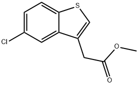 METHYL 2-(5-CHLOROBENZO[B]THIOPHEN-3-YL)ACETATE Structure