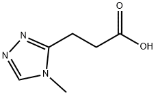 3-(4-METHYL-4H-1,2,4-TRIAZOL-3-YL)PROPANOIC ACID Structure