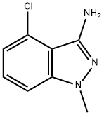 4-CHLORO-1-METHYL-1H-INDAZOL-3-AMINE Structure