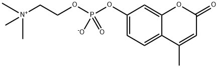 4-Methylumbelliferyl Phosphocholine Structure