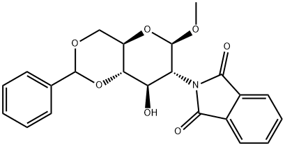 Methyl 4,6-O-Benzylidene-2-deoxy-2-N-phthalimido-b-D-glucopyranoside Structure