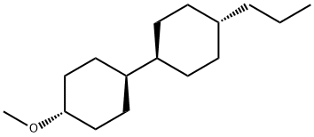 trans,trans-4-Methoxy-4'-n-propyl-1,1'-bicyclohexyl Structure