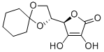 (-)-5,6-O-CYCLOHEXYLIDENE-D-ISOASCORBIC ACID Structure