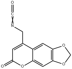4-ISOCYANATOMETHYL-6,7-METHYLENEDIOXYCOUMARIN Structure