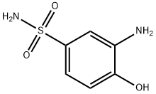 3-Amino-4-hydroxybenzenesulphonamide Structure
