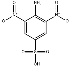 4-aMino-3,5-dinitrobenzenesulfonic acid Structure