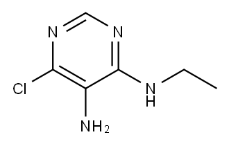 6-chloro-N4-ethylpyrimidine-4,5-diamine Structure