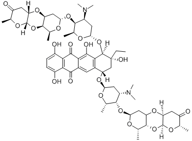 1-hydroxyserirubicin Structure