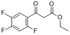 Ethyl 2,4,5-trifluorobenzoylacetate Structure
