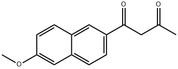 1,3-Butanedione, 1-(6-methoxy-2-naphthalenyl)- Structure