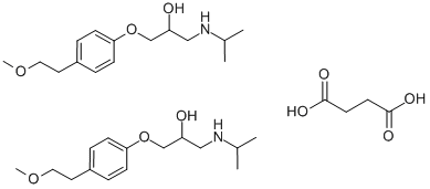 Metoprolol Succinate Structure