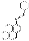 N-Cyclohexyl-N'-(1-pyrenyl)carbodiimide Structure