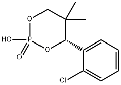 (R)-(+)-4-(2-CHLOROPHENYL)-2-HYDROXY-5,5-DIMETHYL-1,3,2-DIOXAPHOSPHORINANE 2-OXIDE Structure