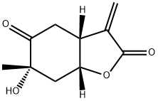 (3aR,6S,7aR)-3a,6,7,7a-Tetrahydro-6-hydroxy-6-methyl-3-methylene-2,5(3H,4H)-benzofurandione Structure