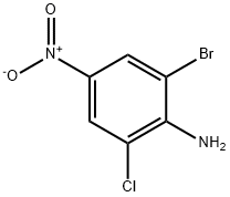 2-BROMO-6-CHLORO-4-NITROANILINE Structure