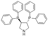 (3R,4R)-(+)-BIS(DIPHENYLPHOSPHINO)PYRROLIDINE Structure