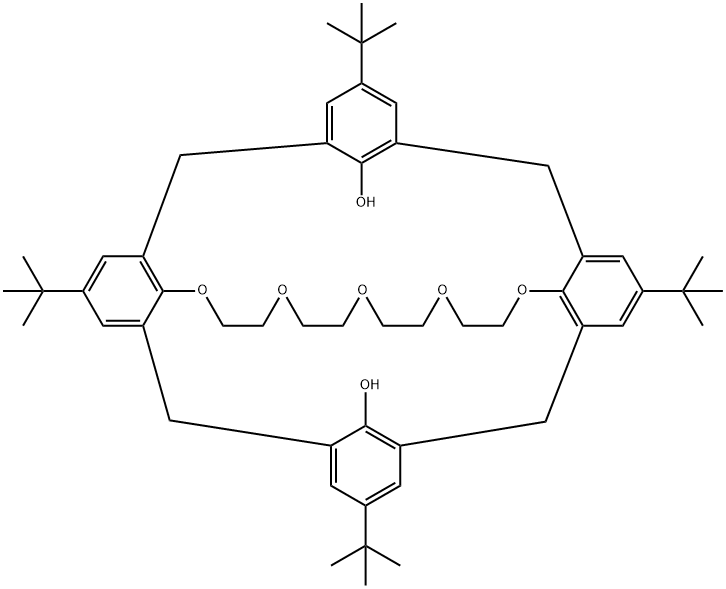 4-TERT-BUTYL-CALIX[4]ARENE-CROWN-5-COMPLEX Structure