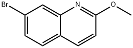 7-BROMO-2-METHOXYQUINOLINE Structure