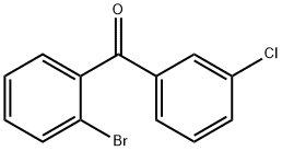 2-BROMO-3'-CHLOROBENZOPHENONE Structure