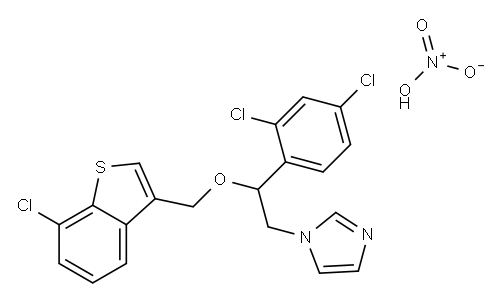 Sertaconazole nitrate Structure