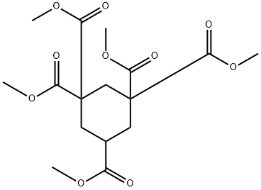 PENTAMETHYL CYCLOHEXANE-1,1,3,3,5-PENTACARBOXYLATE Structure