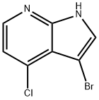 1H-Pyrrolo[2,3-b]pyridine, 3-bromo-4-chloro- Structure