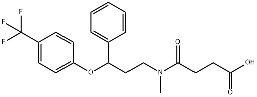 Fluoxetine Succinamic Acid Structure