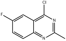 4-chloro-6-fluoro-2-methylquinazoline Structure