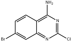 7-bromo-2-chloroquinazolin-4-amine
 Structure