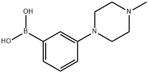 3-(4-methylpiperazin-1-yl)phenylboronic acid Structure