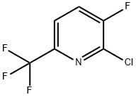 2-Chloro-3-fluoro-6-(trifluoromethyl)pyridine Structure