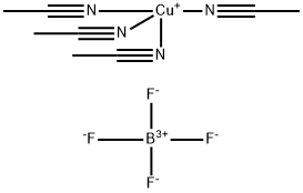 Tetrakis(acetonitrile)copper(I)  tetrafluoroborate Structure